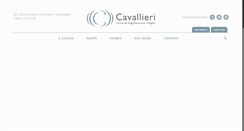 Desktop Screenshot of cavalliericlinica.com.br