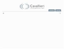 Tablet Screenshot of cavalliericlinica.com.br